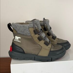 Sorel weatherproof gray women boots size 5